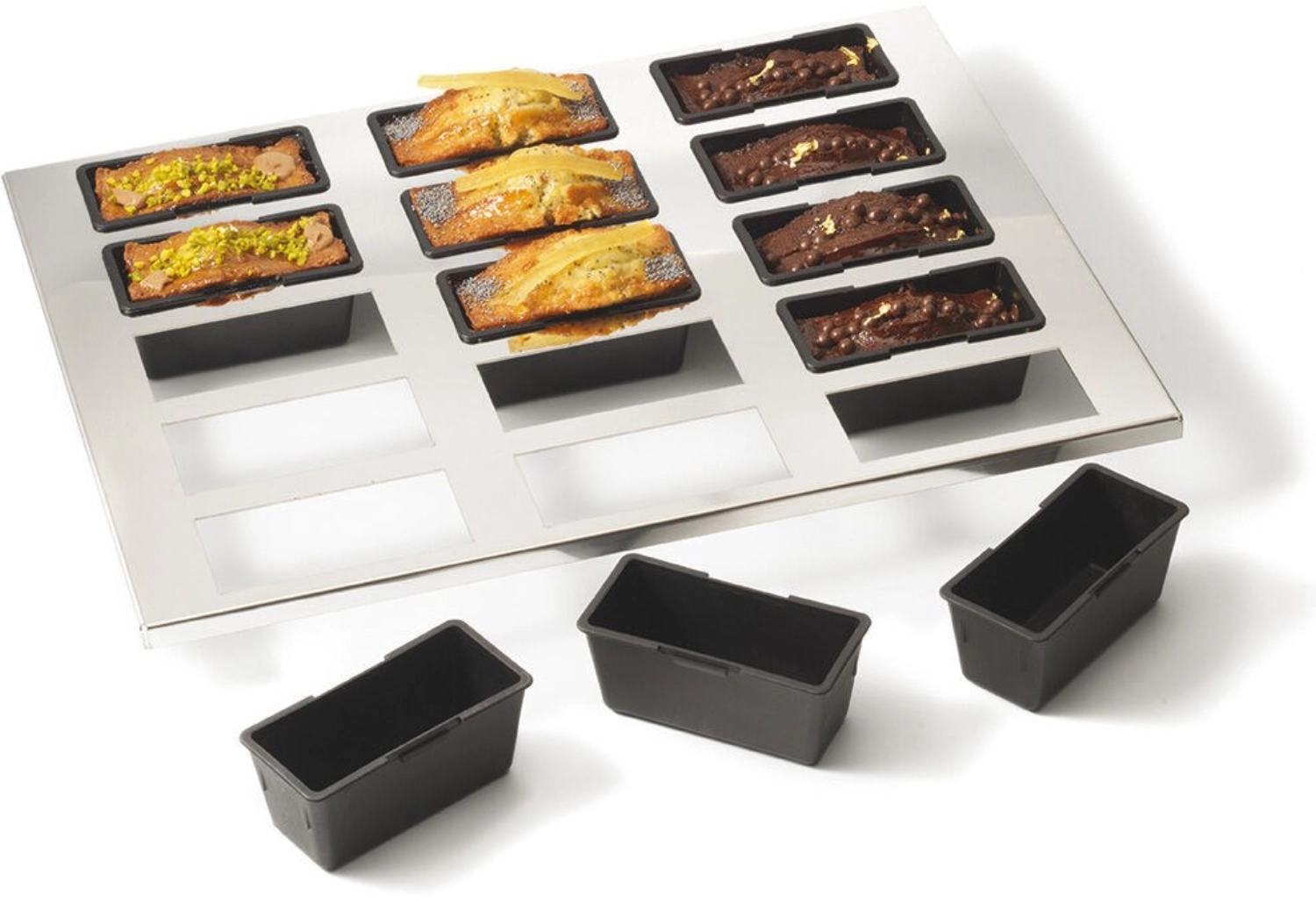 Plaque 15 cakes exoglass 90x40