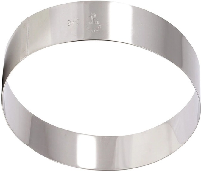 Dessertring Edelstahl 160