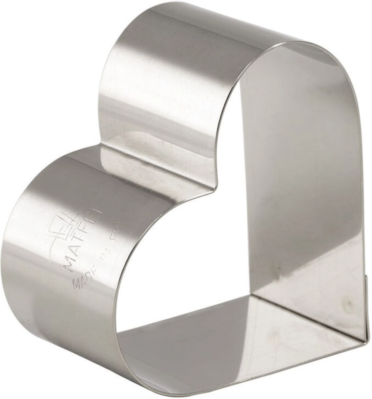 4 nonnet. inox coeur 70x55x30