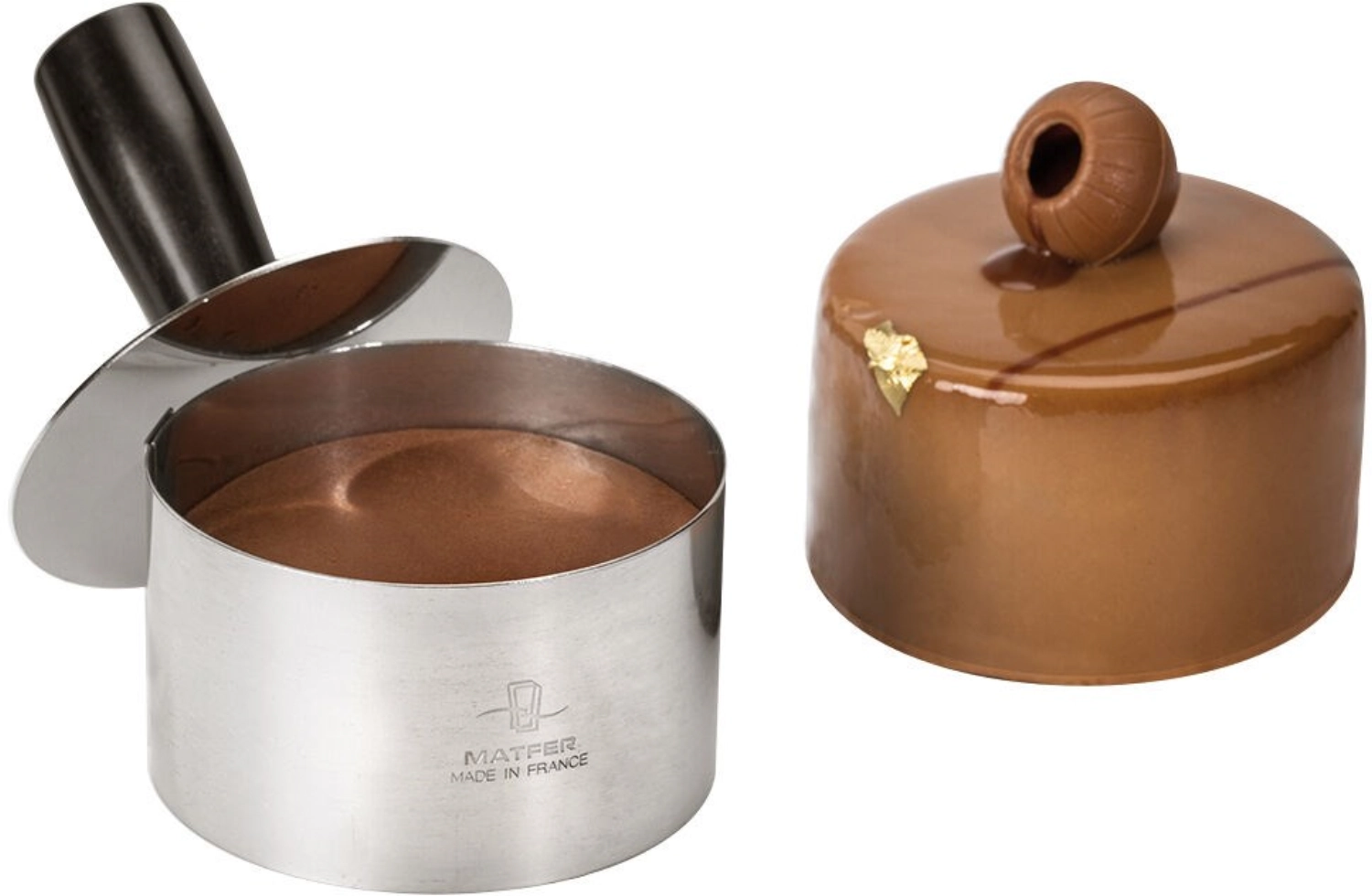 Tasseur a entremets inox 140mm