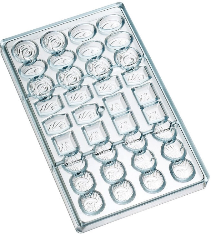 Plaq 36 empreinte assort s/bpa
