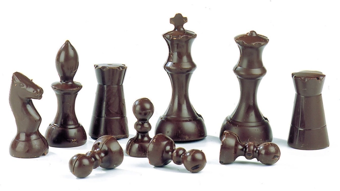 Plaq.16 empreinte echecs s/bpa
