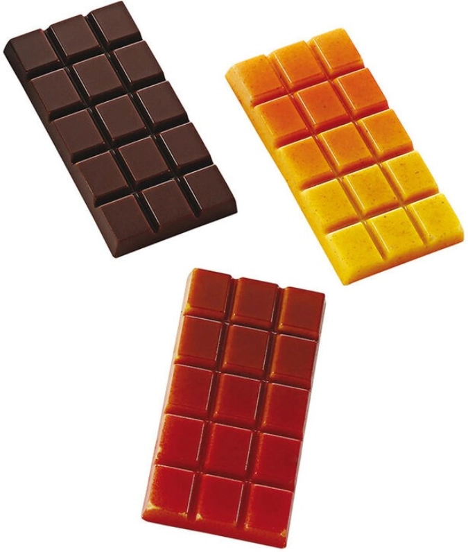 Plaque 12 mini tablette choco