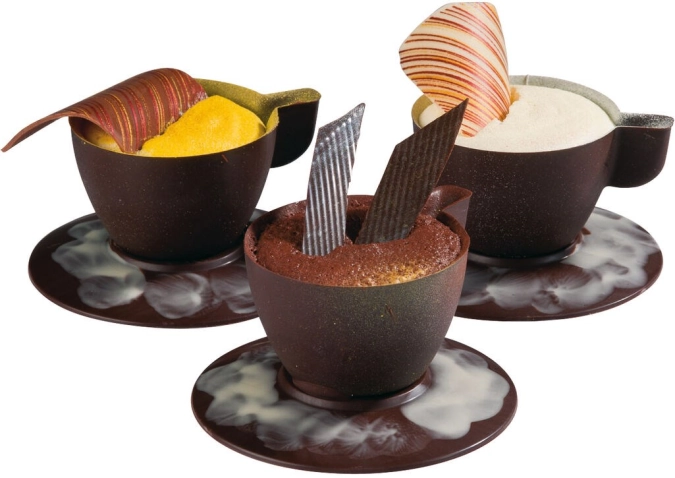 Plaque choco 7 tasses expresso