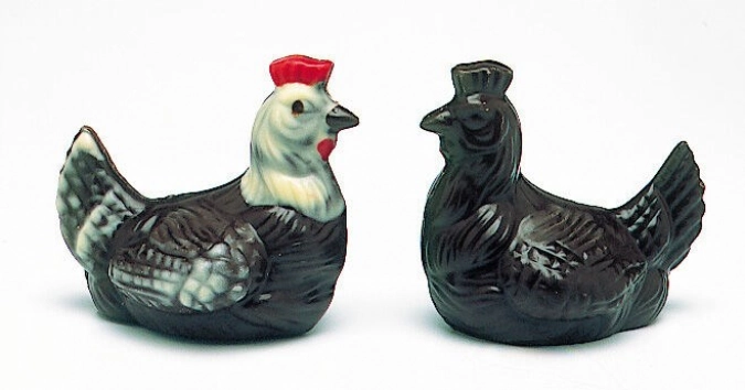 6 empreintes poule couveu s/bp