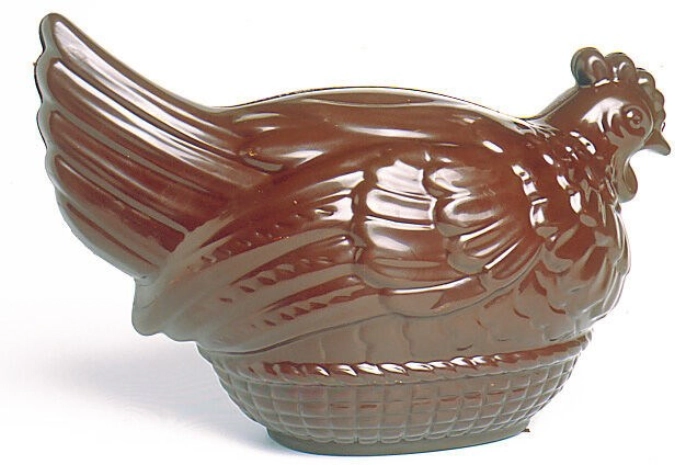 Plaq.poule panier h75mm s/bpa