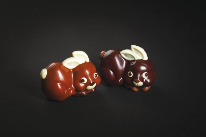 Plaque choco petit lapin copo