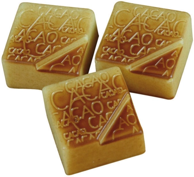 Plaque 3x8 praline carre cacao
