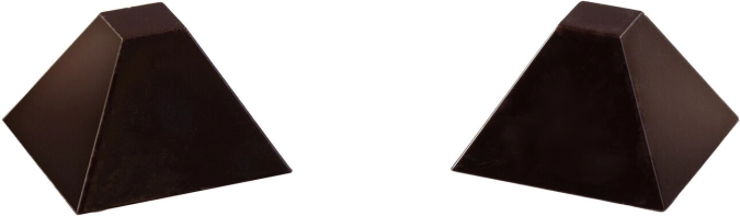 Plaque 28 bonbons pyramides 31