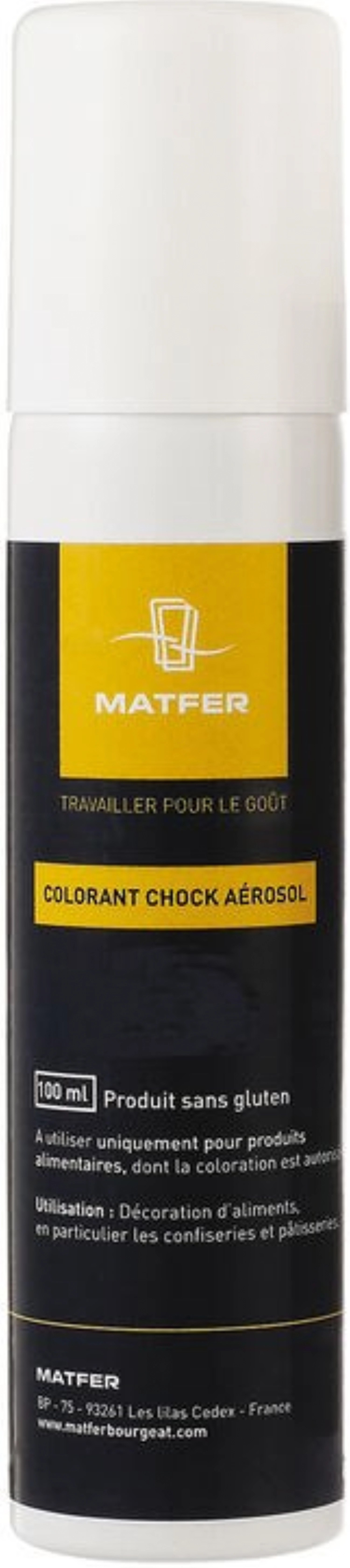 Colorant spray jaune 100ml