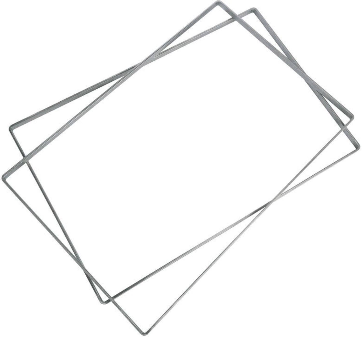 Charlotte-Rahmen Inox H15mm