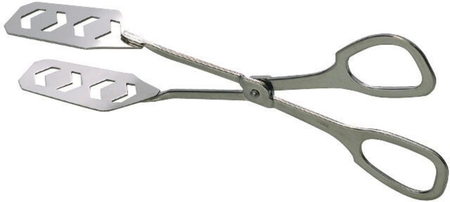 Pince ciseaux a gateau inox