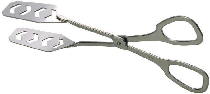 Pince ciseaux a gateau inox