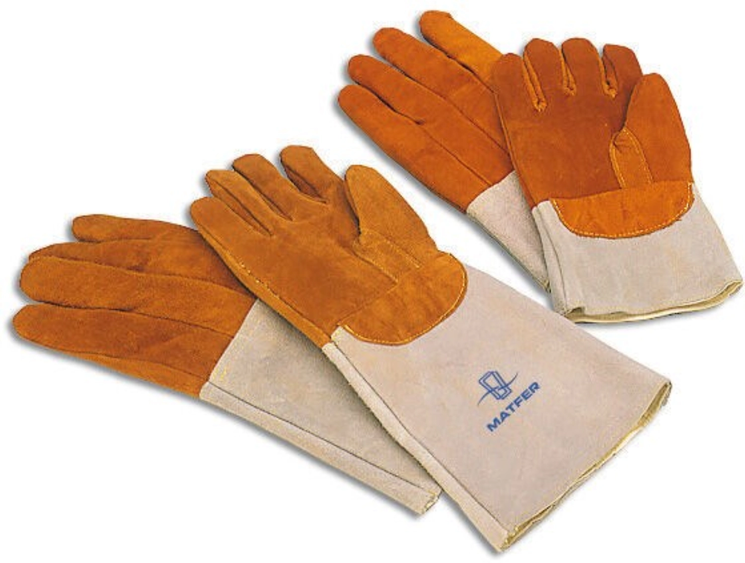 Handschuhe Paar Leder 10Cm
