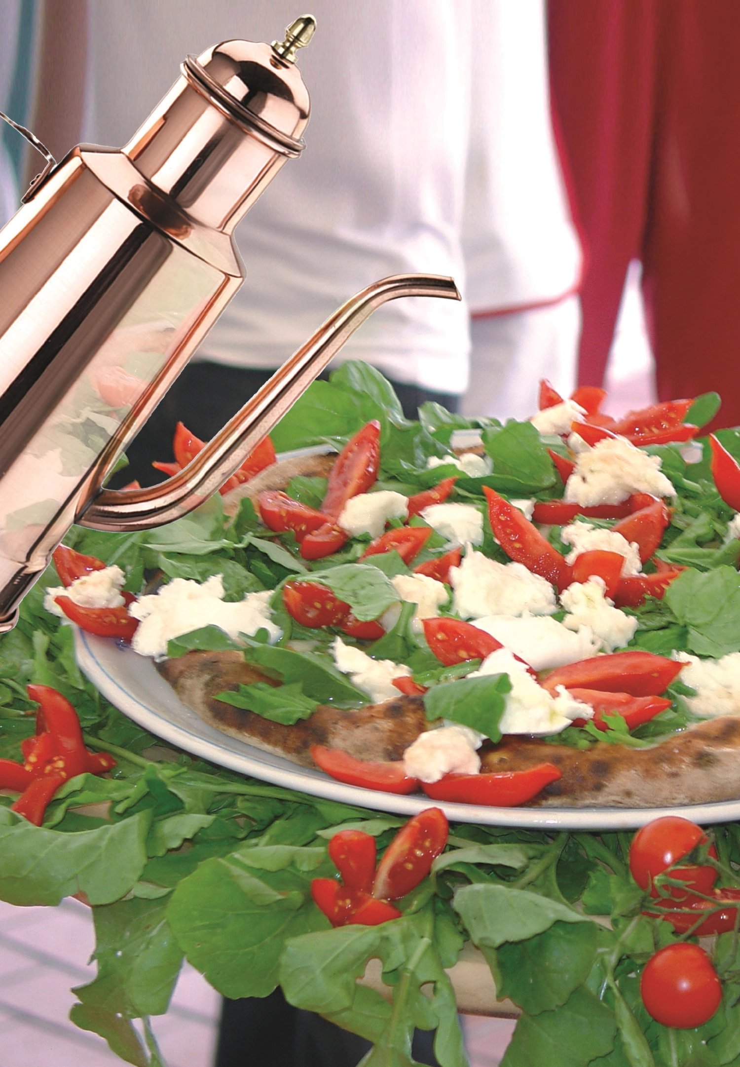 Huilier cuivre 1.5lt.