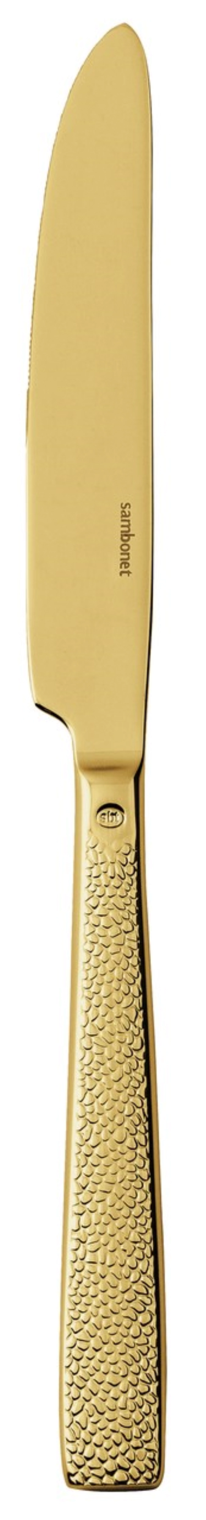 Siena PVD Gold Couteau à dessert à manche plein