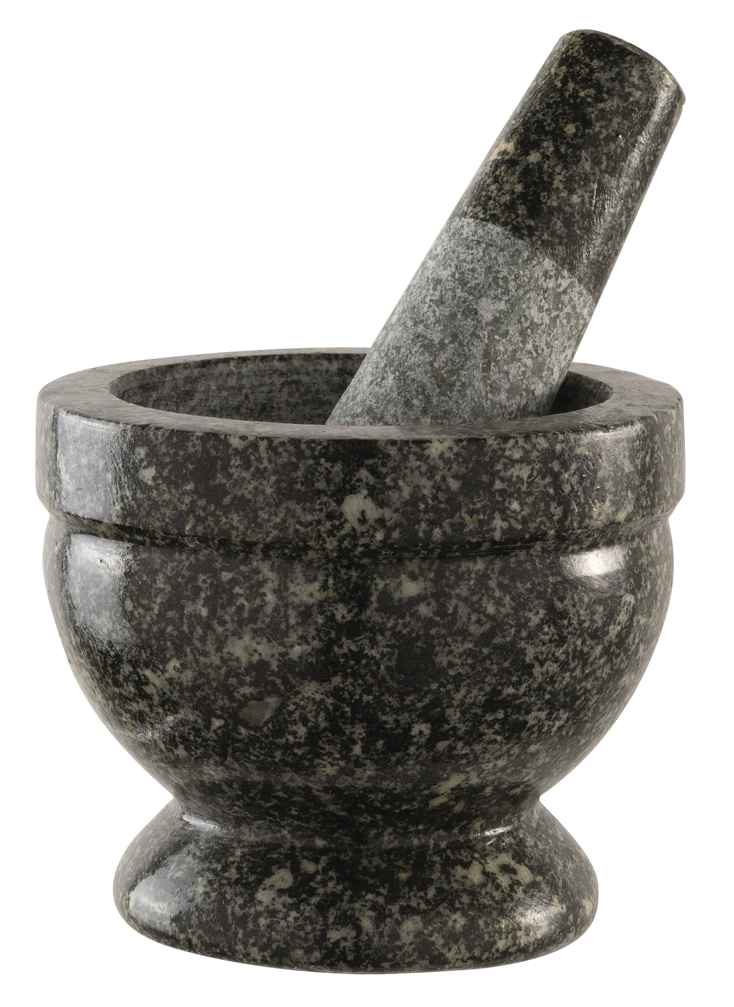 Mörser und Stössel, Grüner Granit, D14cm