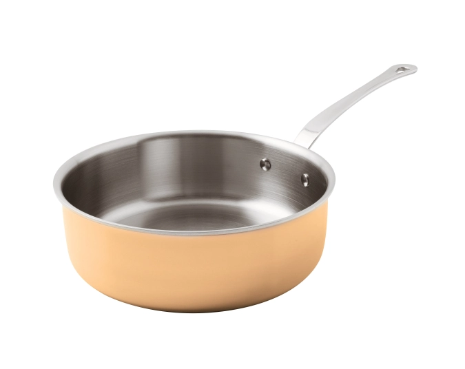 Casserole à manche Series 15600 cuivre, induction D20cm H7cm