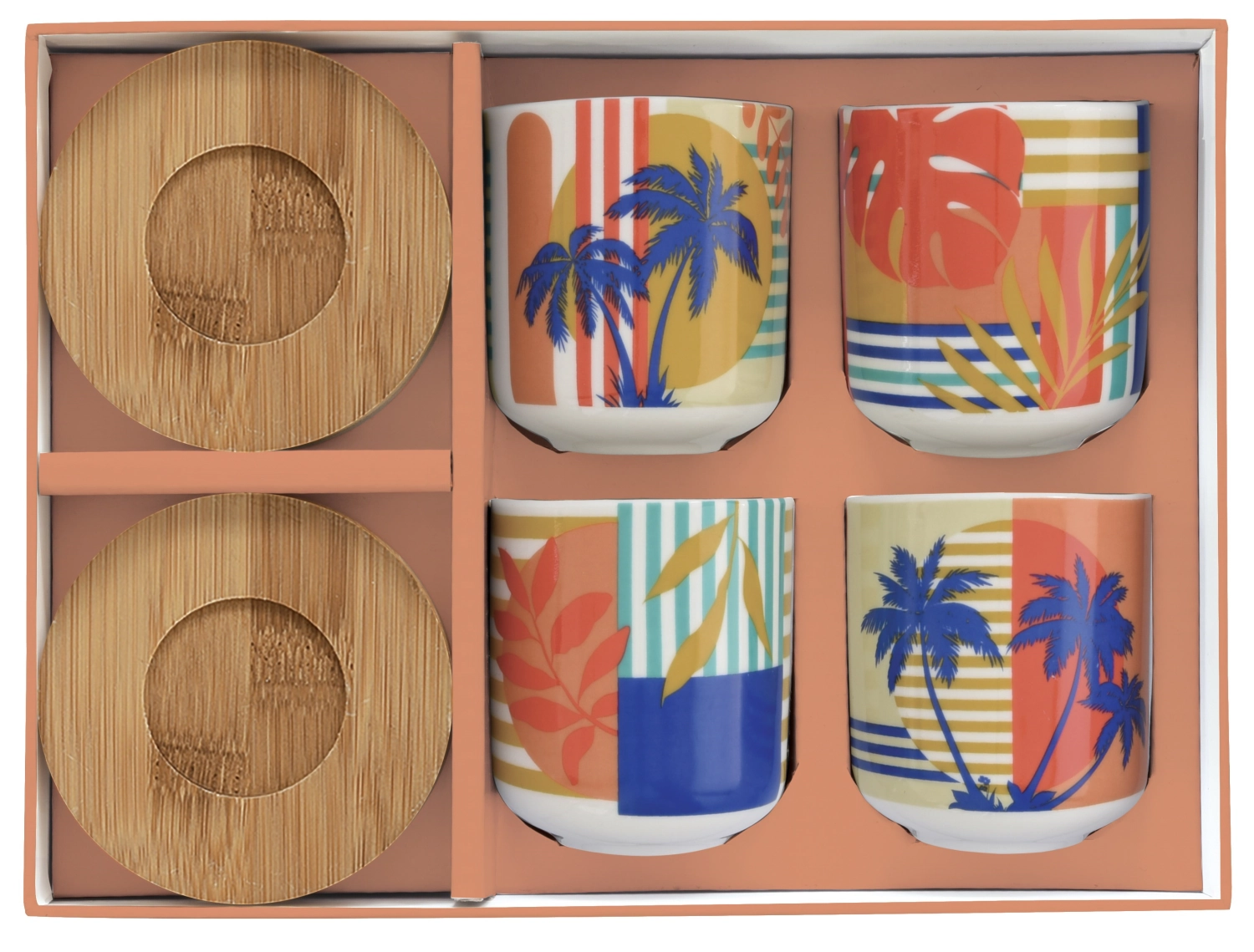 4er Set Cooffee Mania Kaffeebecher