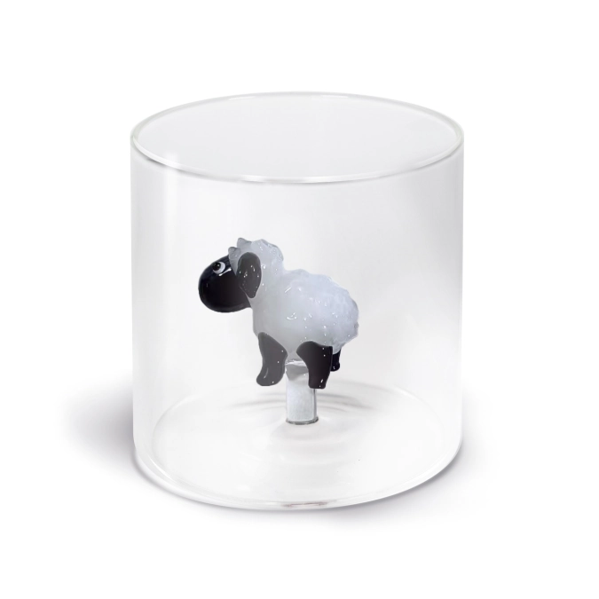 Glas aus Borosilikat 250ml Schaf
