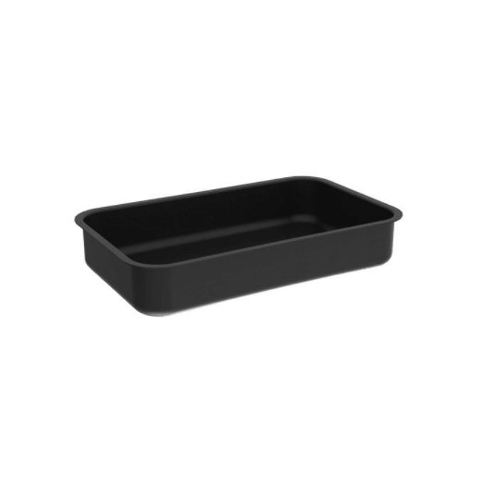 Thermoplates GN 1/1 revêtus noir, profondeur 100mm 10L