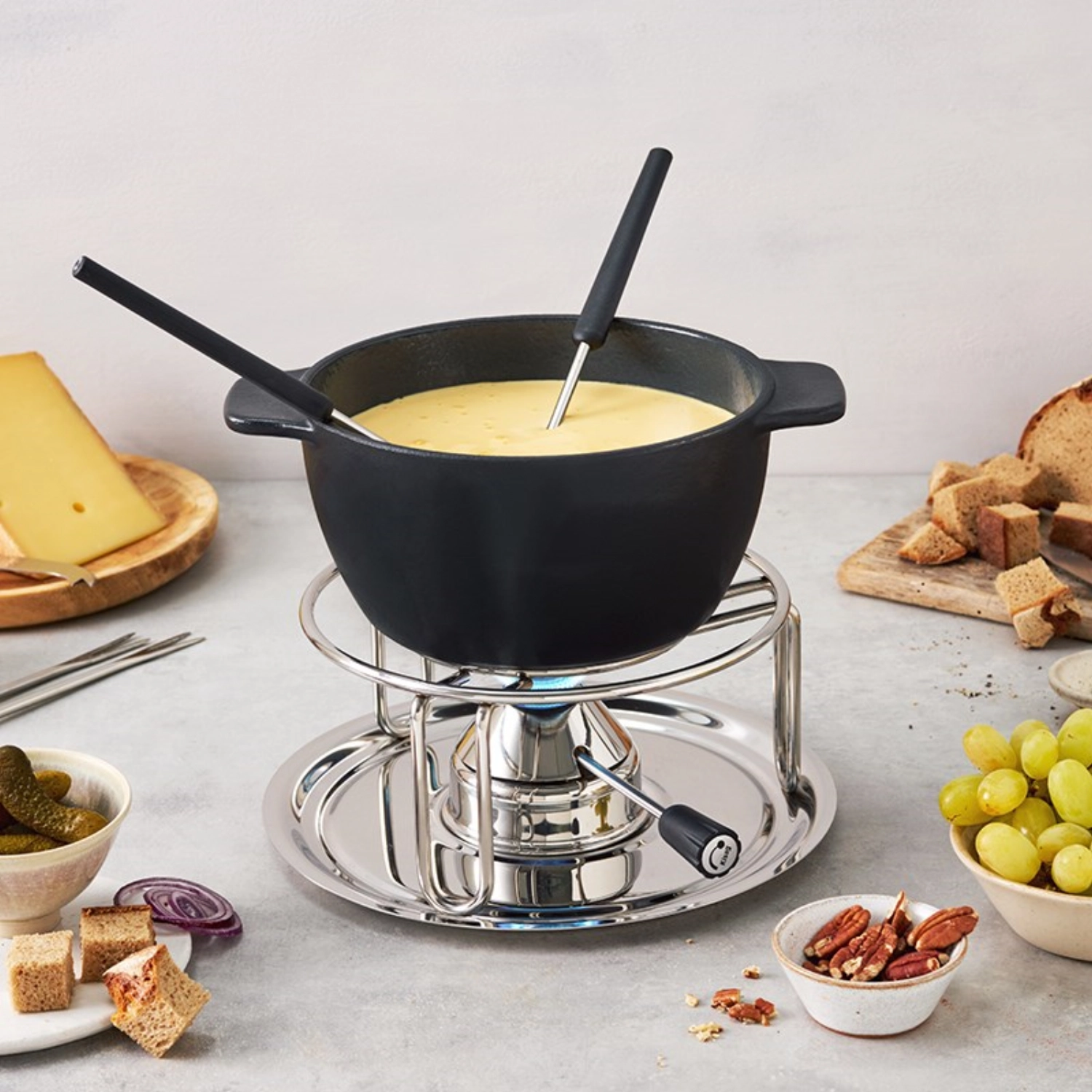 Rechaud Classic inox, 19.5x10 cm