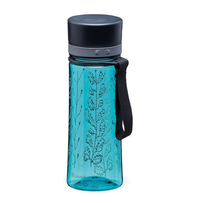Aveo Water Bottle 0.35L Aqua Blue Print