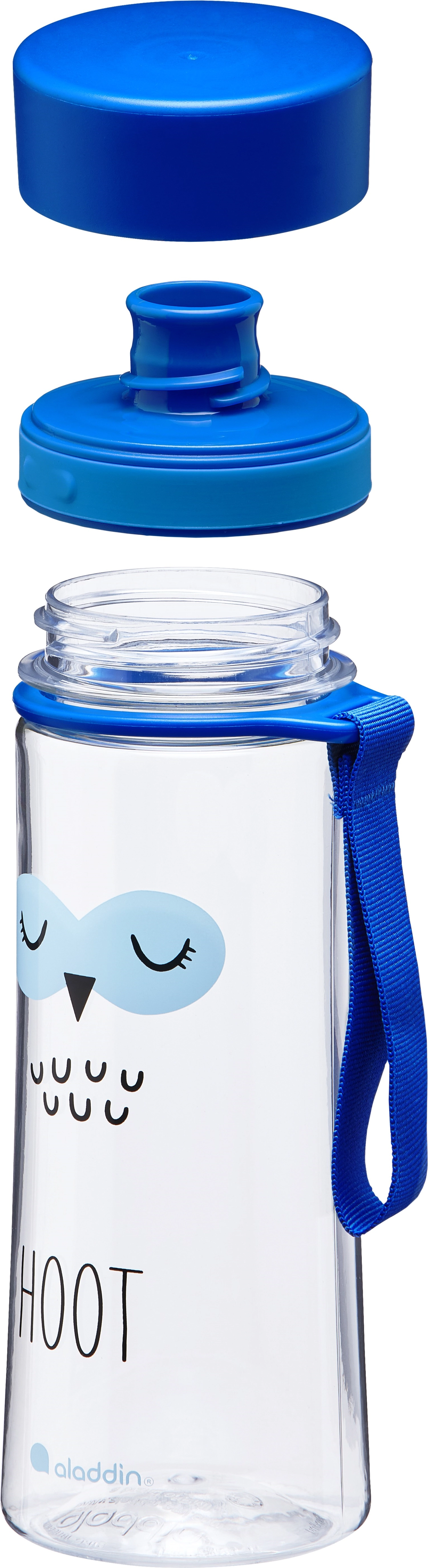 Aladdin my first aveo owl water bottle for kids 0.35l blue