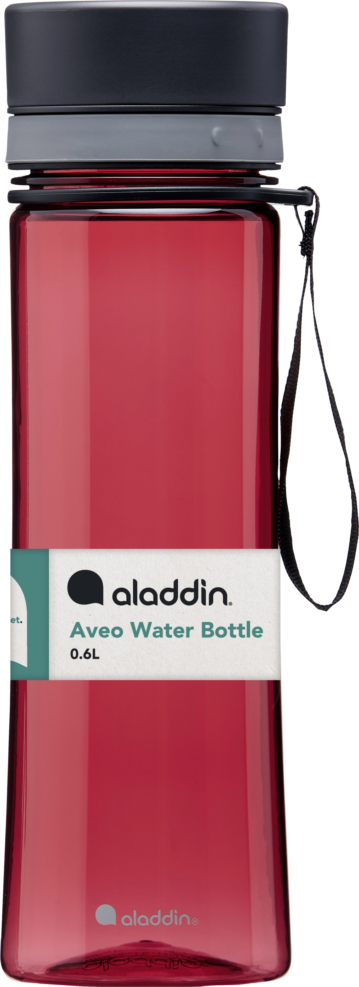 Aveo Water Bottle 0.6L Cherry Red