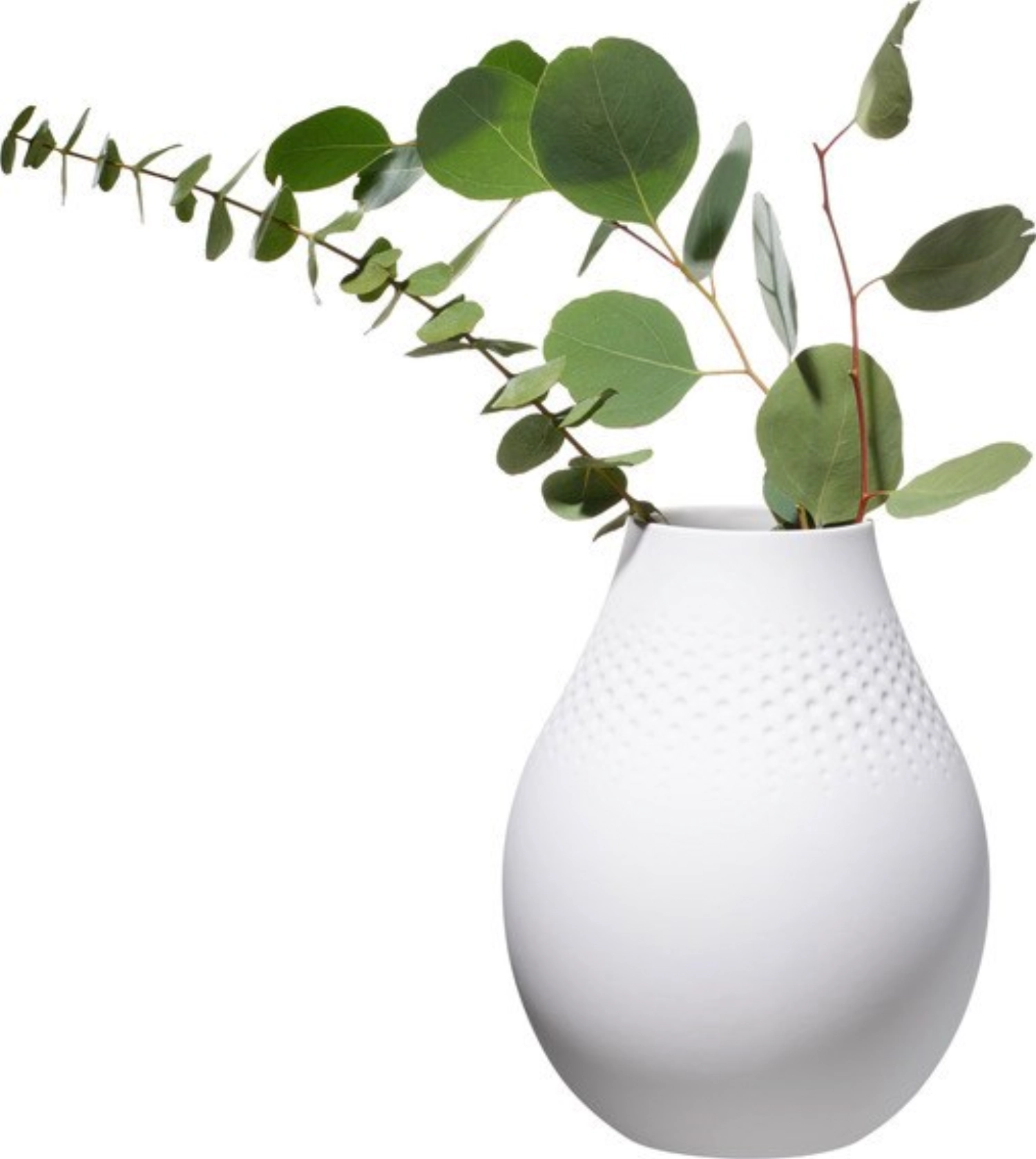 Manufacture Collier blanc Vase Perle hoch
