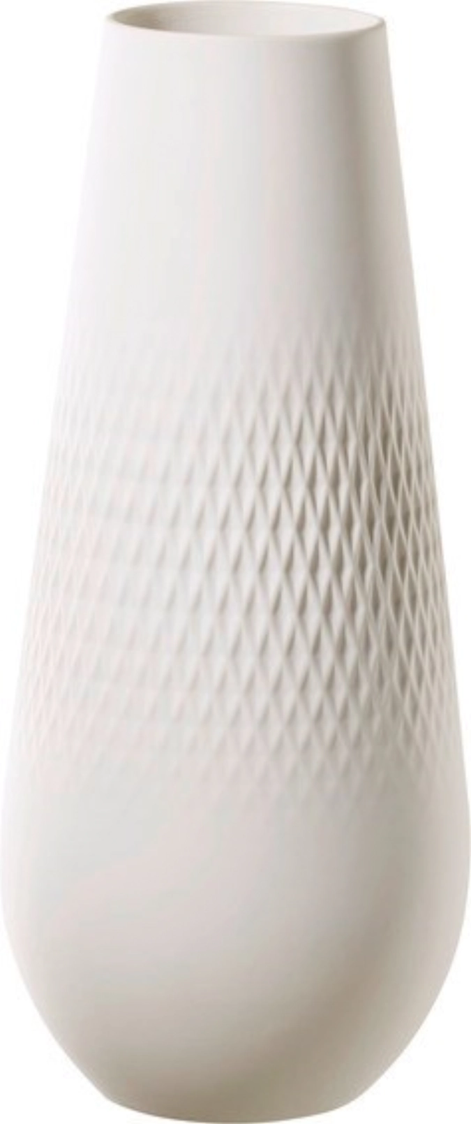 Manufacture Collier blanc Vase Carré hoch