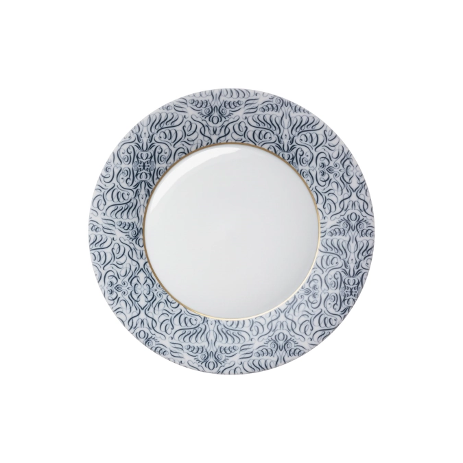 Alif Blue Assiette à déjeuner