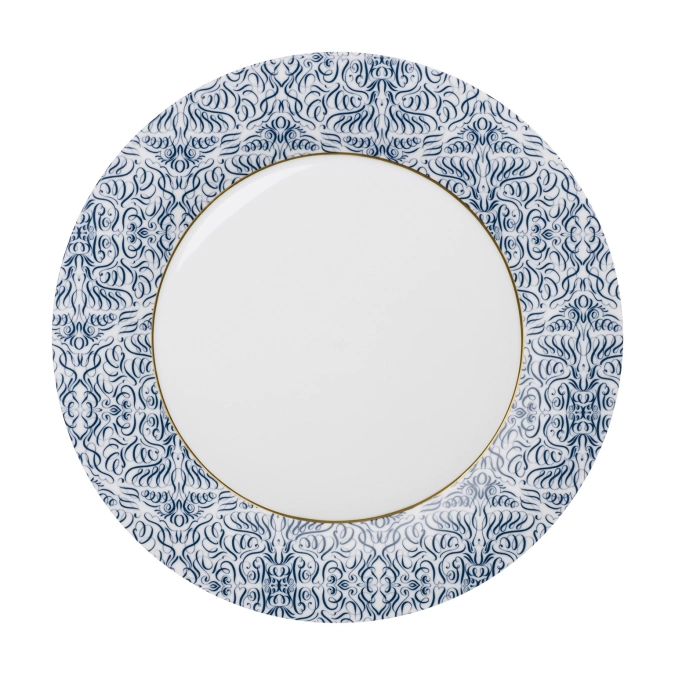 Alif Blue Assiette plate