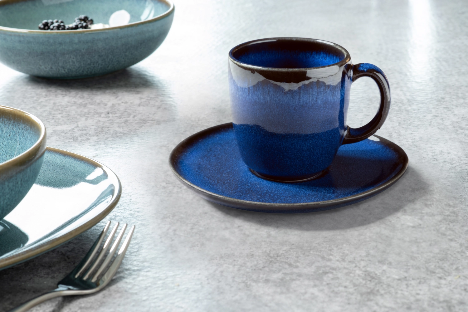 Lave bleu Kaffeeobertasse 10.6x7.7x8.1cm 0.24lt