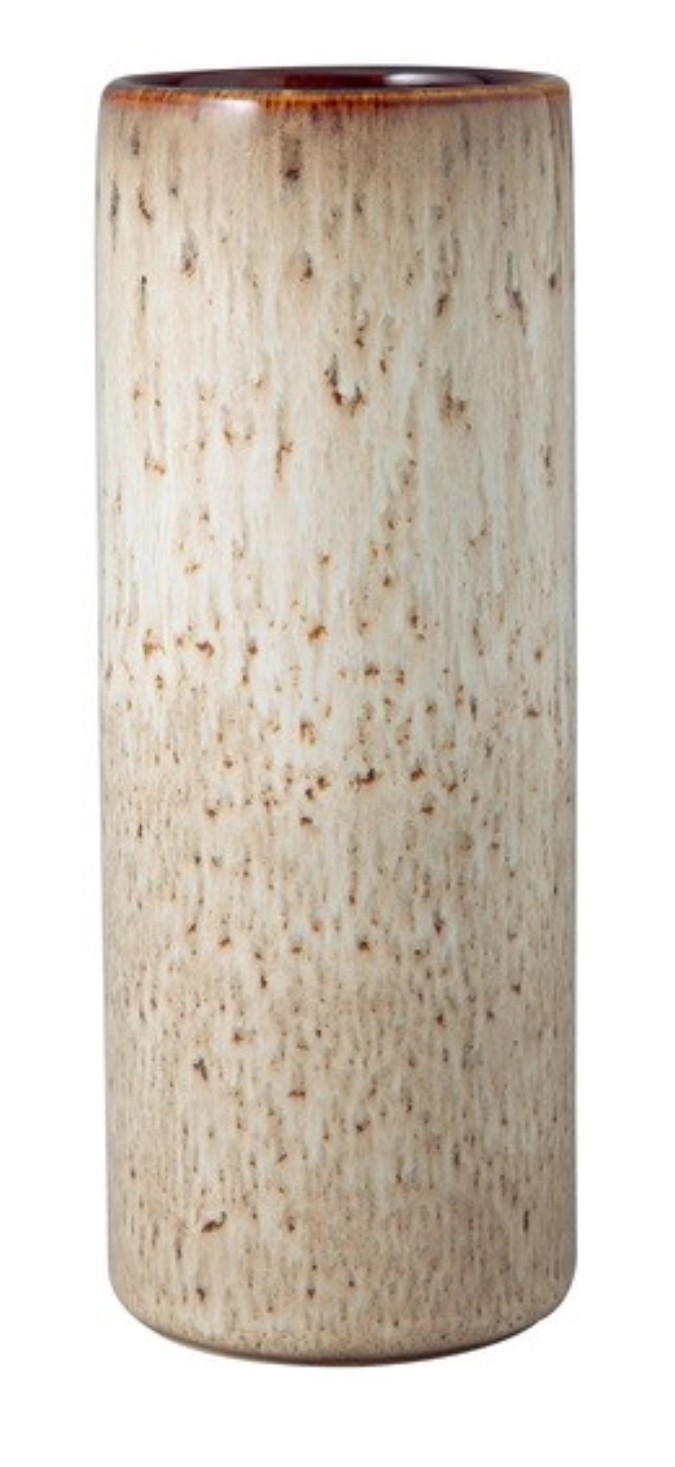 Lave Home Vase Cylinder beige petit 7.7x7.7x2cm 0.57lt