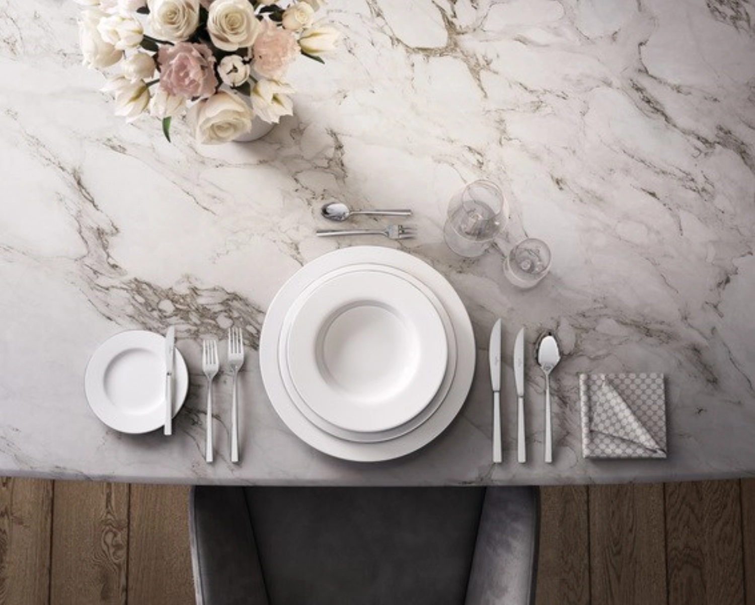 Anmut Platinum No.1 Assiette plate