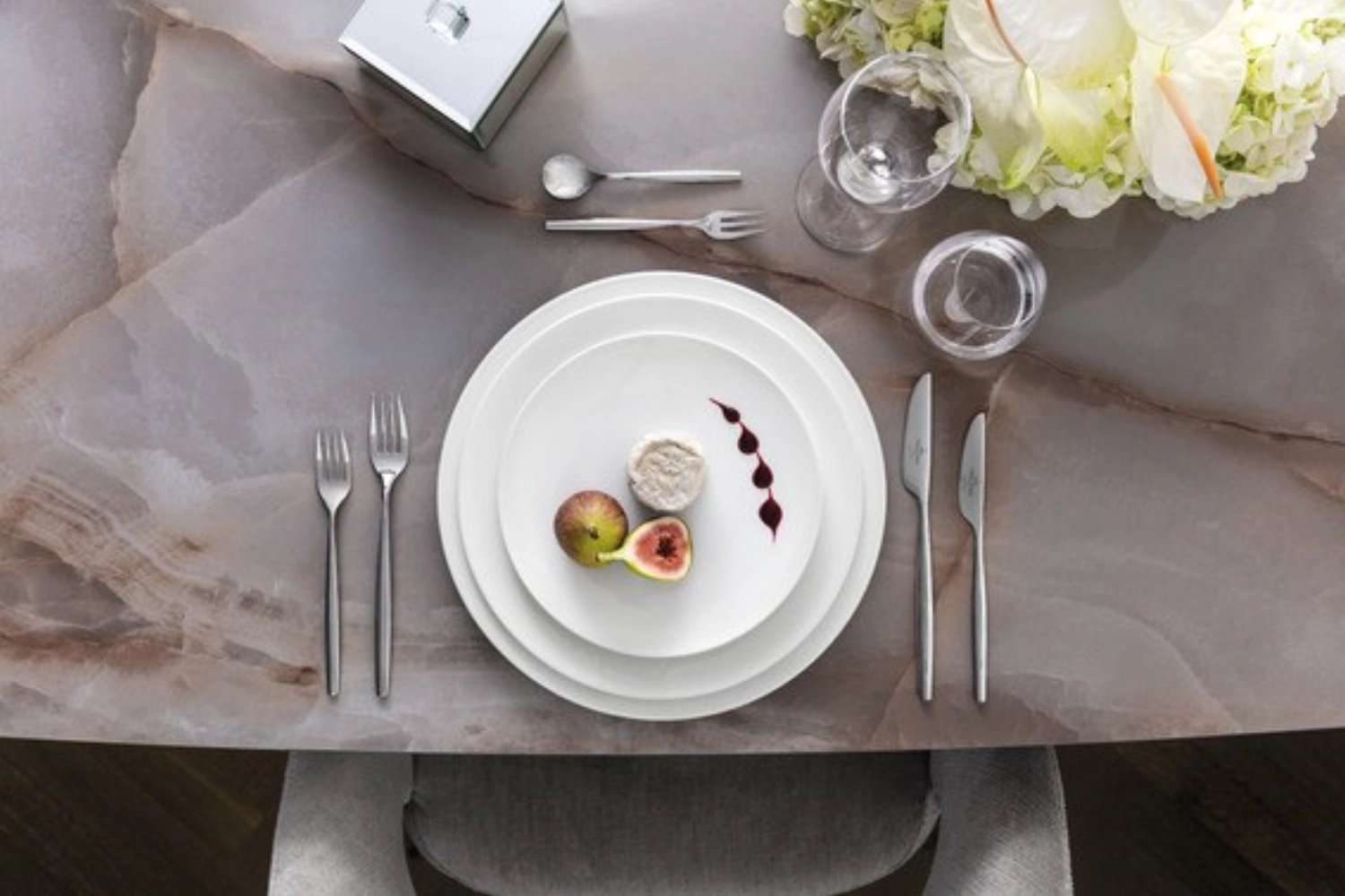 MetroChic blanc Dessert-/Frühstücksteller