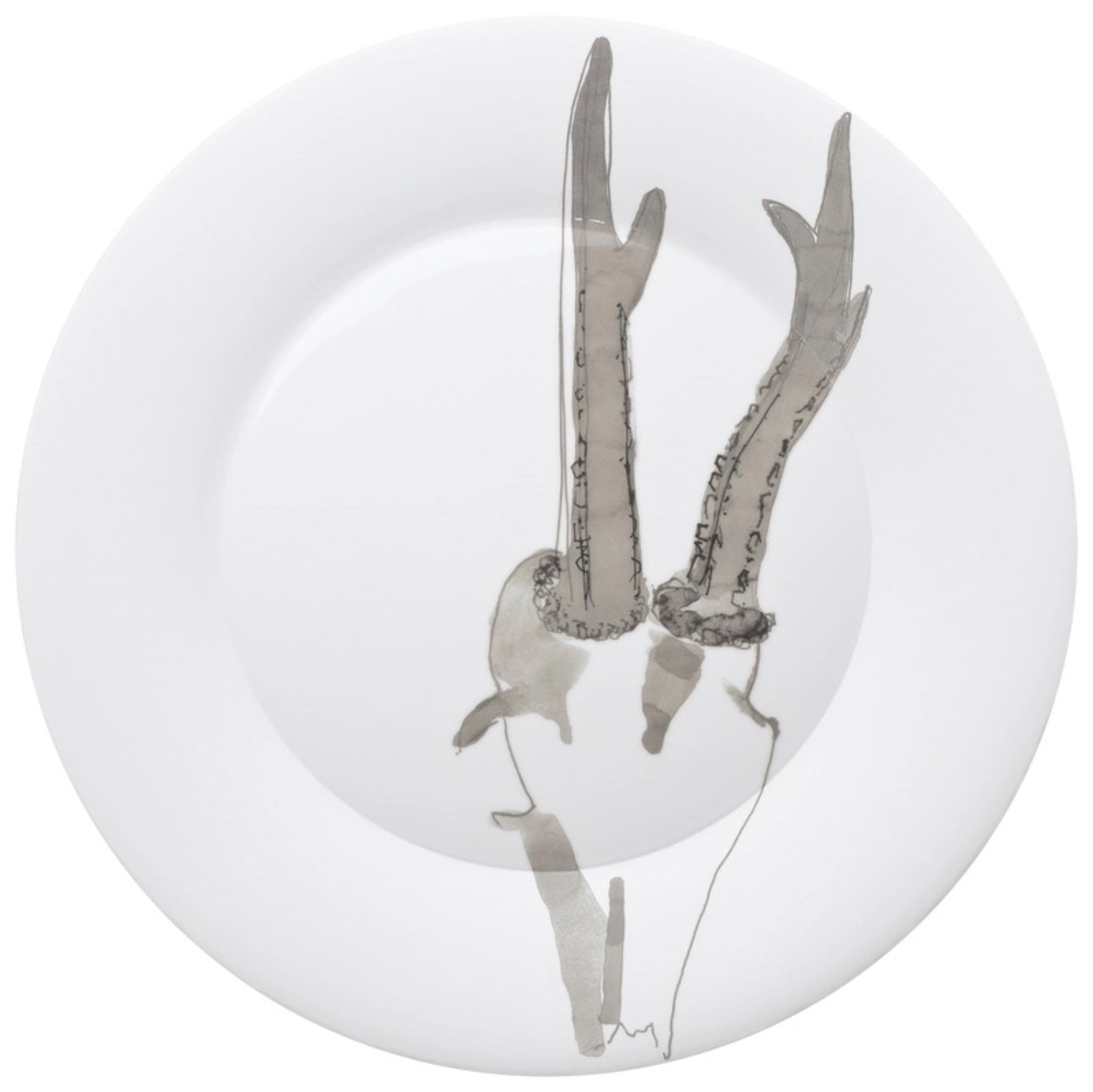 Assiette plate Piqueur, grande