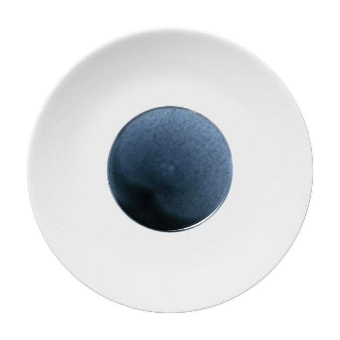 Blue Silent Assiette plate, grande