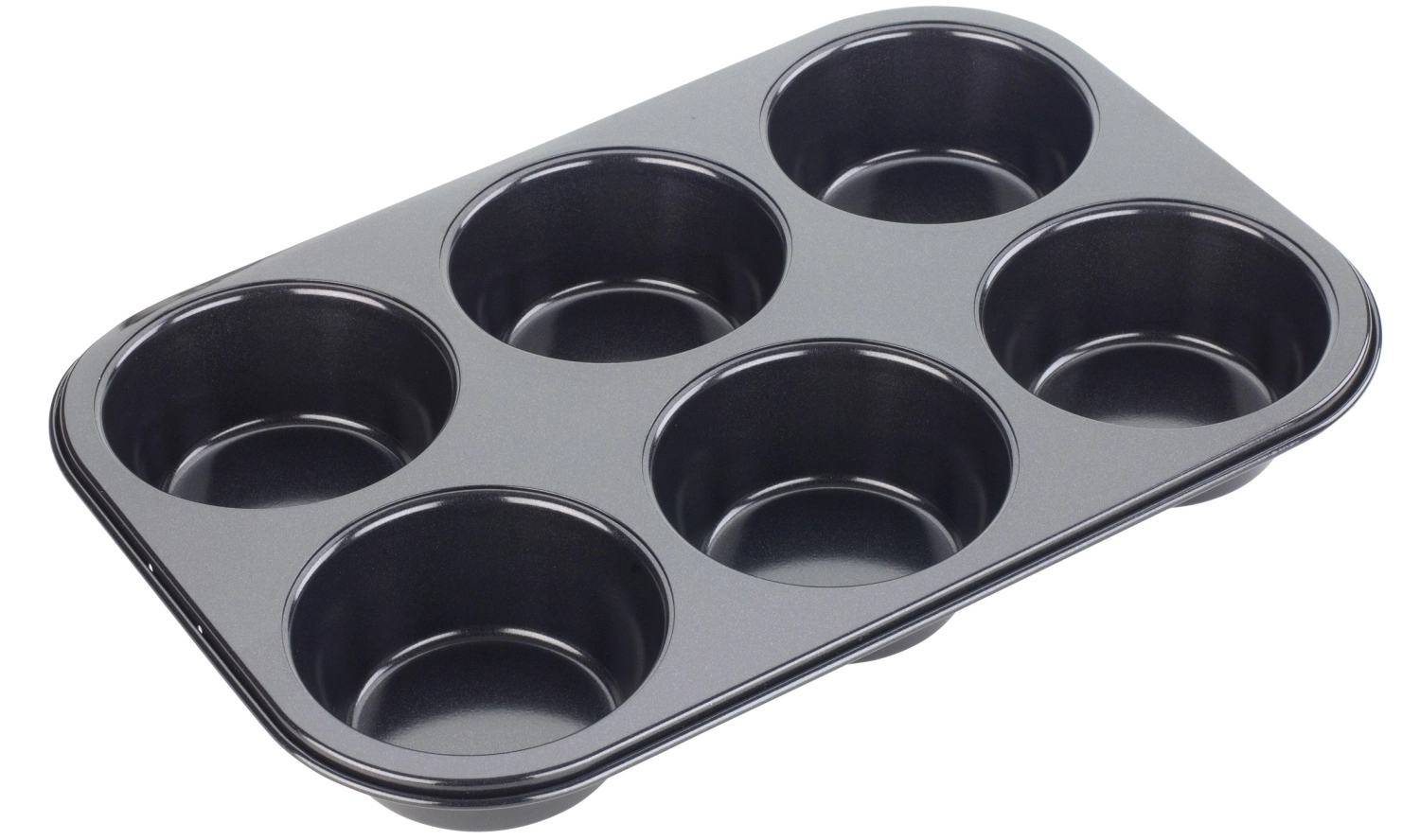 Moule à gâteaux 6 pièces jumbo muffin, anti-adhésif