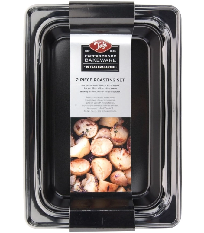 Lot de 2 plats à rôtir et à gratiner