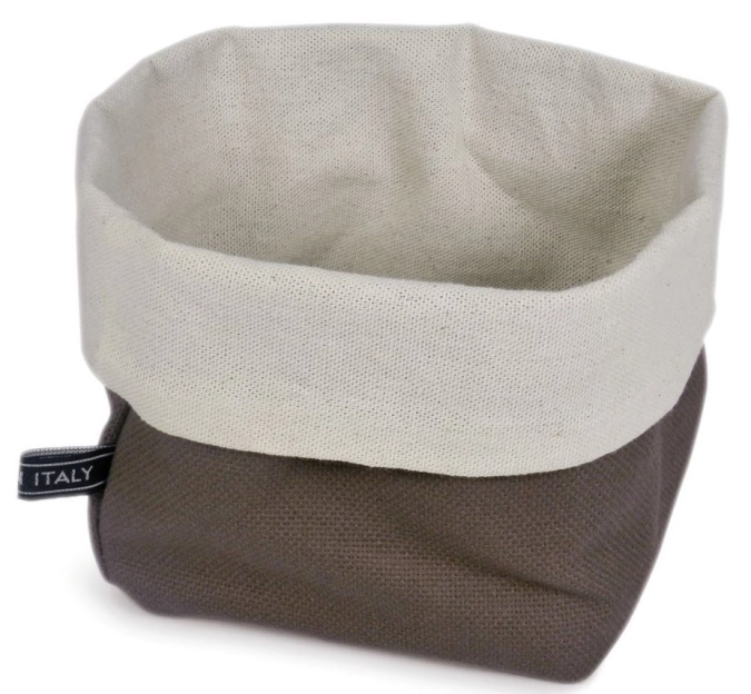 Brotkorb gross, Braun 18.5x18.5x14cm ohne Warmhaltekissen