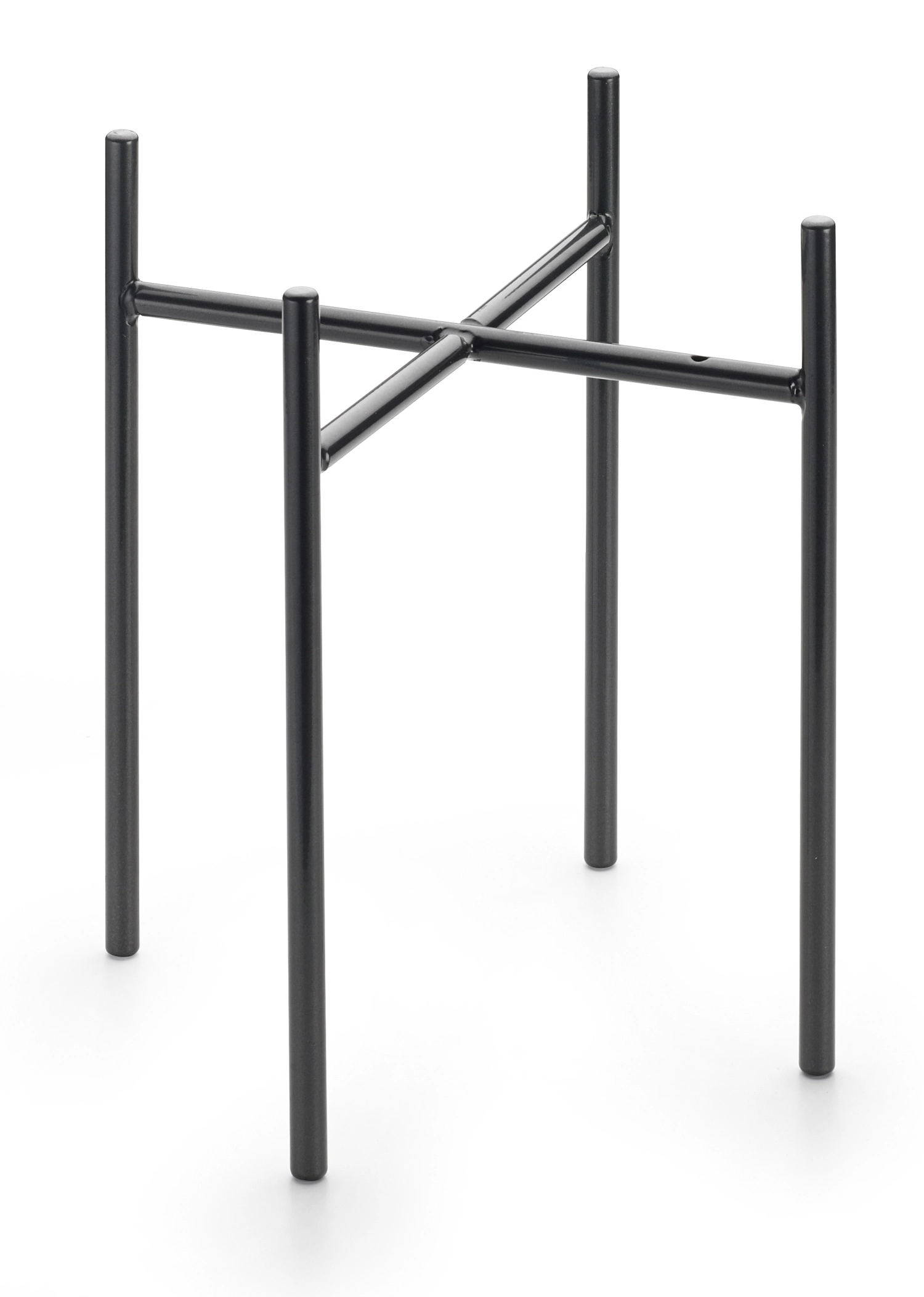 Podest schwarz 18x18cm H25 cm