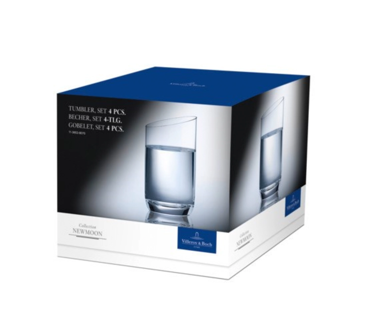 4er Set NewMoon Becher