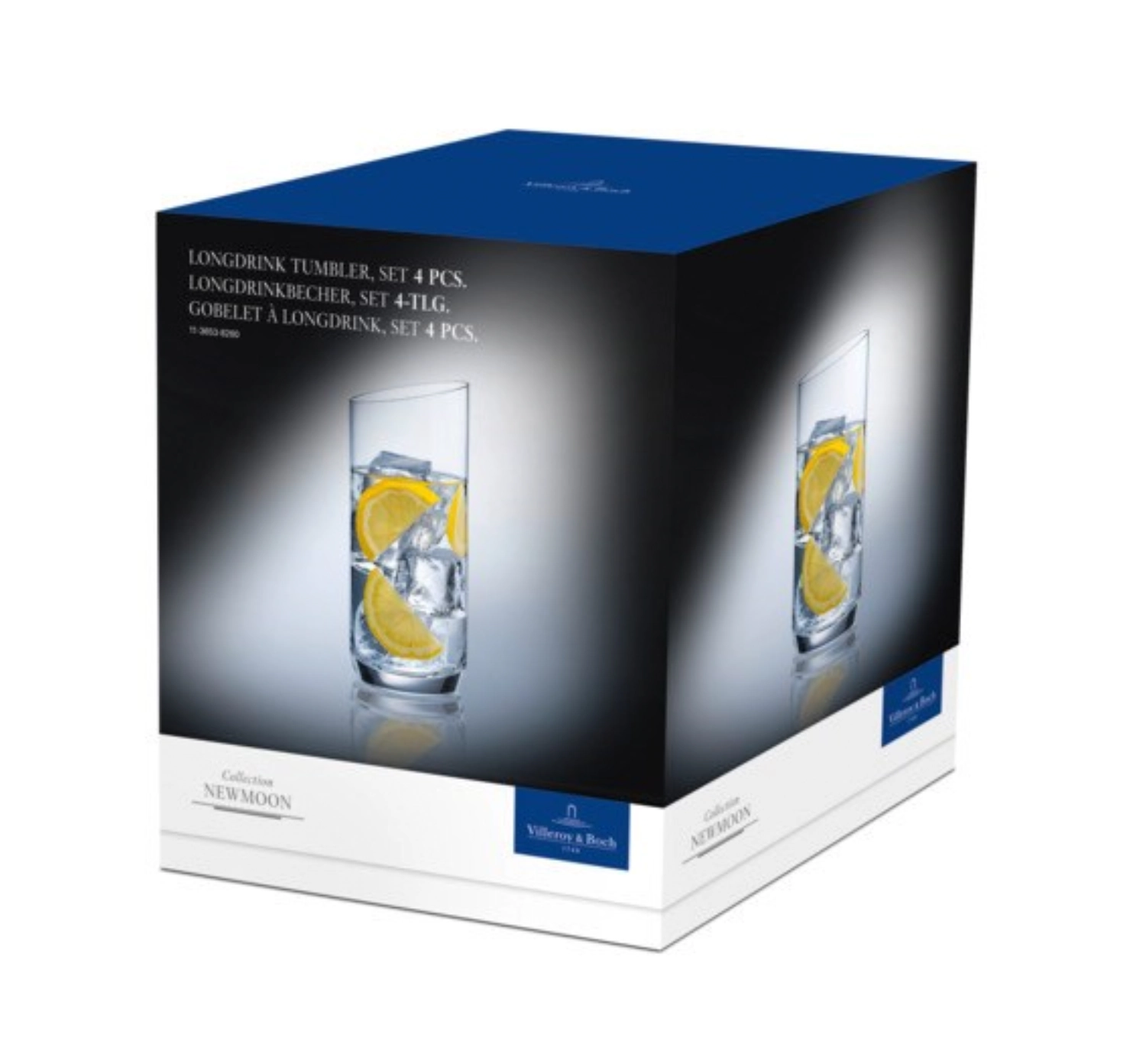 4 x NewMoon Gobelet à long drink 16cm 0.37lt