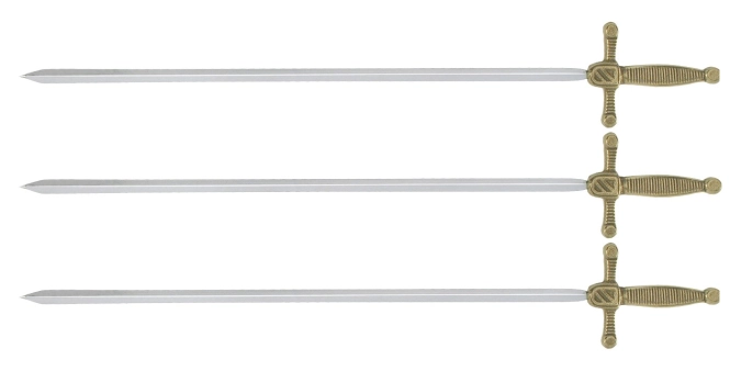 Schaschlikspiesse Schwert 3-tlg., 32x4.5x1.5cm