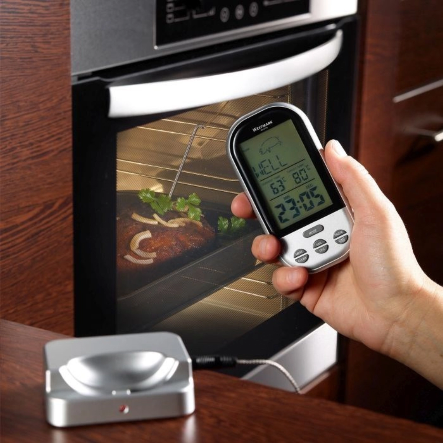 Thermomètre à rôtir numérique sans fil