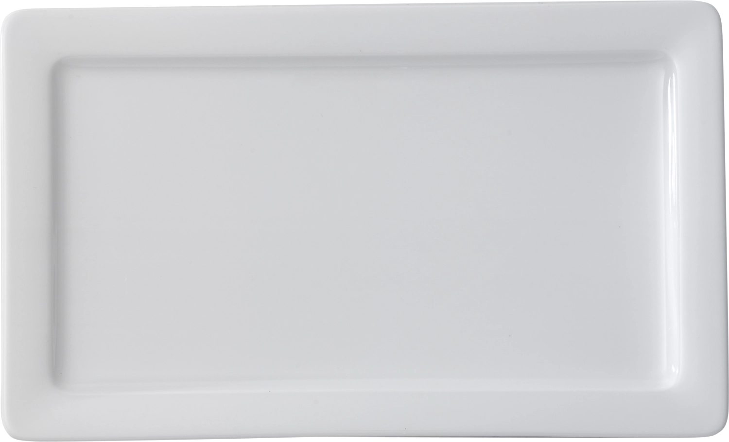 Assiette plate Affinity rectangulaire 1/4 GN