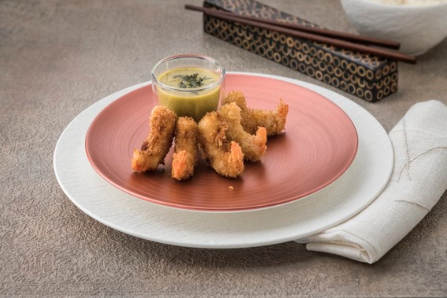 Copper Glow Assiette coupée plate