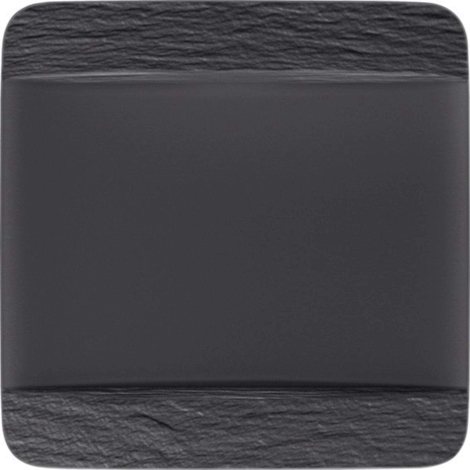 The Rock Black Shale Teller quadratisch